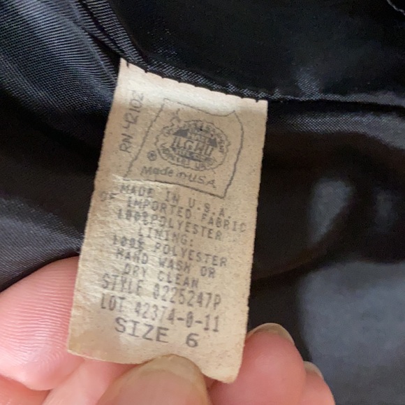 Michele Petite black blazer size 6 - Picture 10 of 10